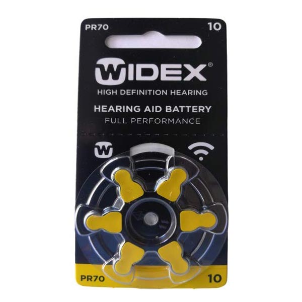 Widex hearing aid battery Size 10 (Pack of 1 Strip)