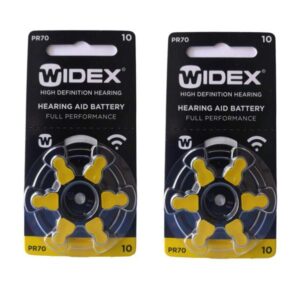 Widex hearing aid battery Size 10 (Pack of 2 Strip)