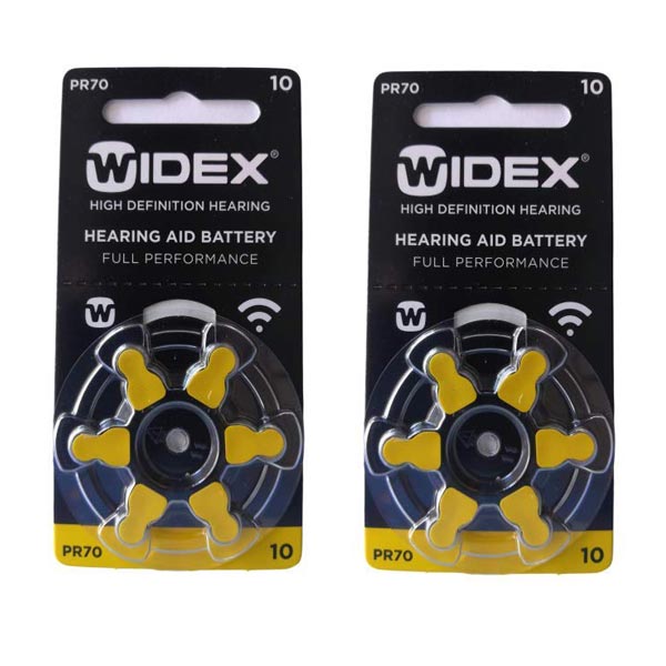 Widex hearing aid battery Size 10 (Pack of 2 Strip)