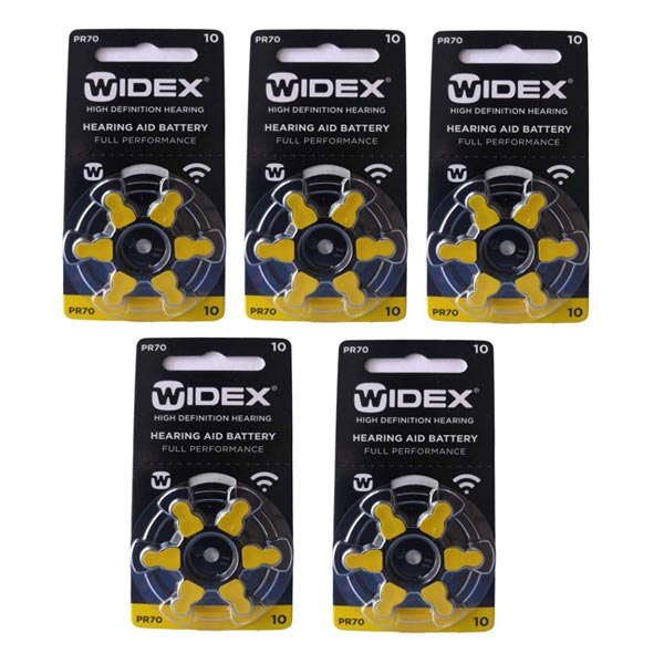 Widex hearing aid battery Size 10 (Pack of 5 Strip)