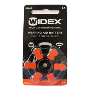 Widex hearing aid battery Size 13 (Pack of 1 Strip)