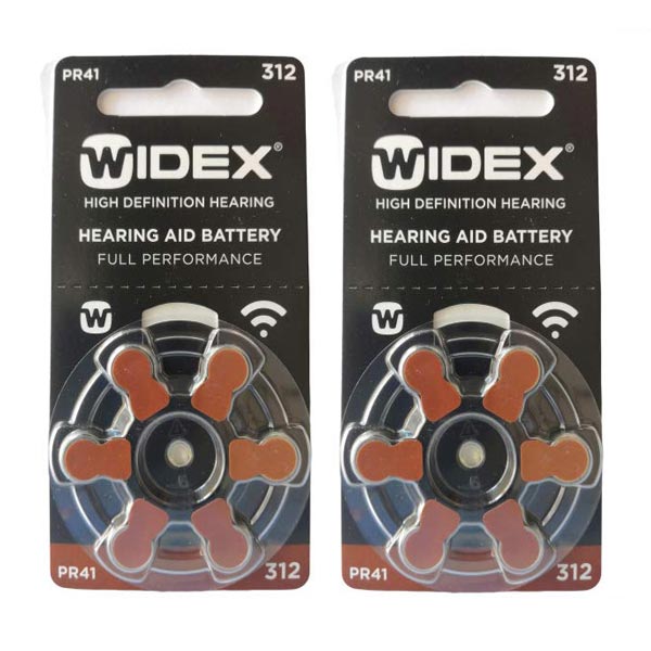 Widex hearing aid battery Size 312 (Pack of 2 Strip)